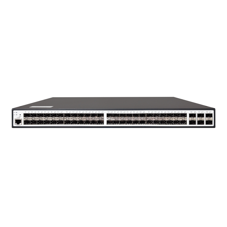 48个千兆SFP光口+6个SFP+万兆光口（兼容千兆）强三层交换机
